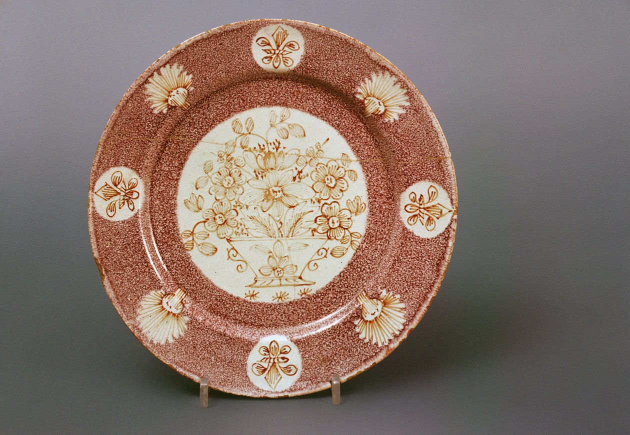 Wincanton delftware plate, c.1745 by English School