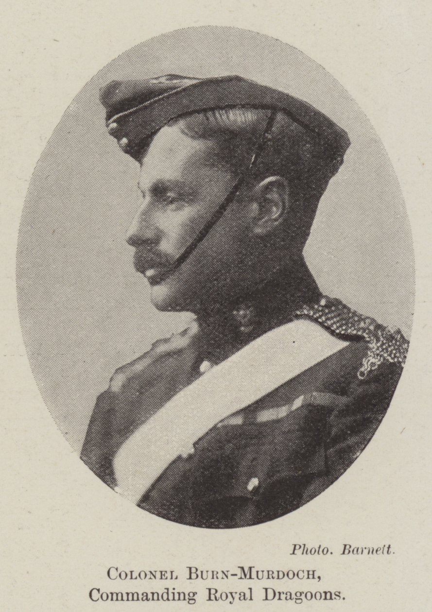 Colonel Burn-Murdoch, Commanding Royal Dragoons by English Photographer