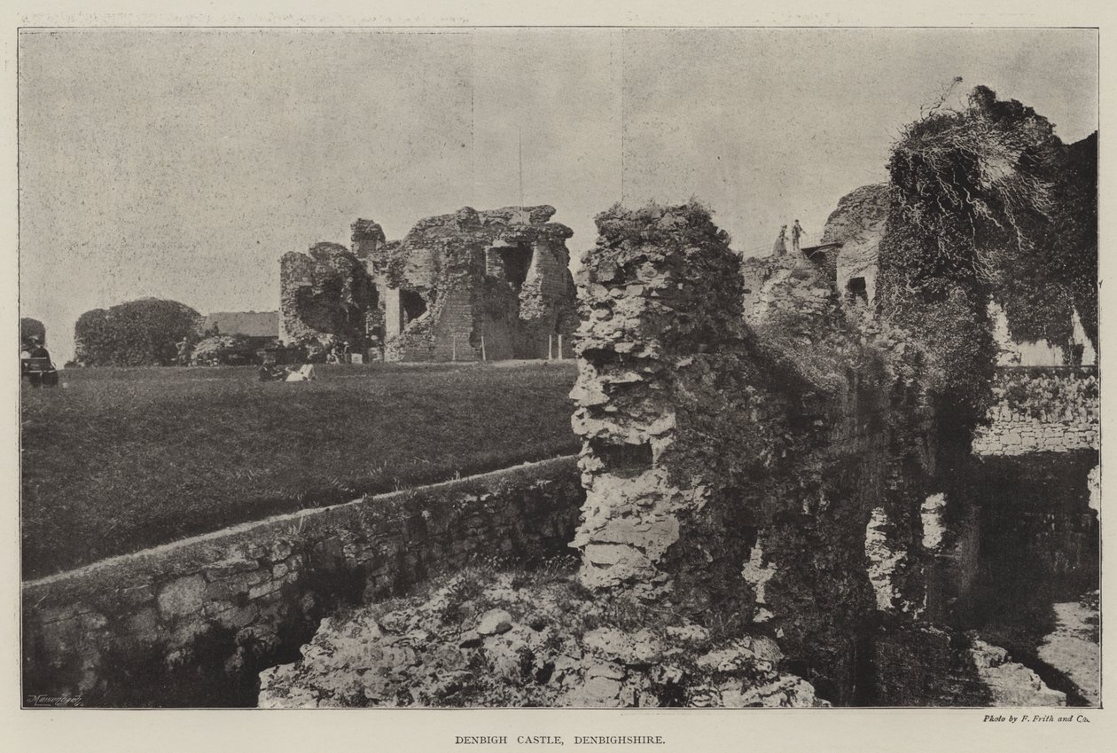 Denbigh Castle, Denbighshire by English Photographer