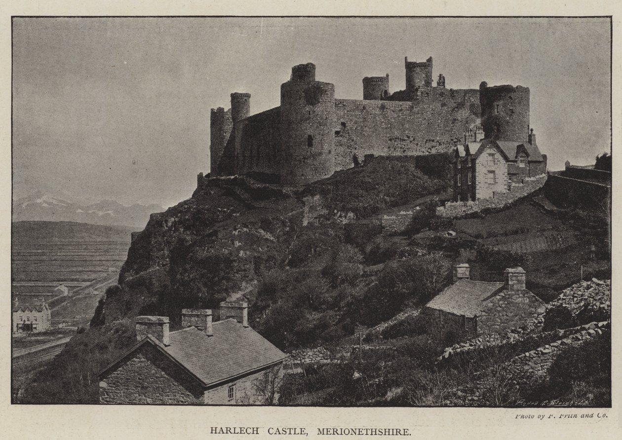 Harlech Castle, Merionethshire by English Photographer