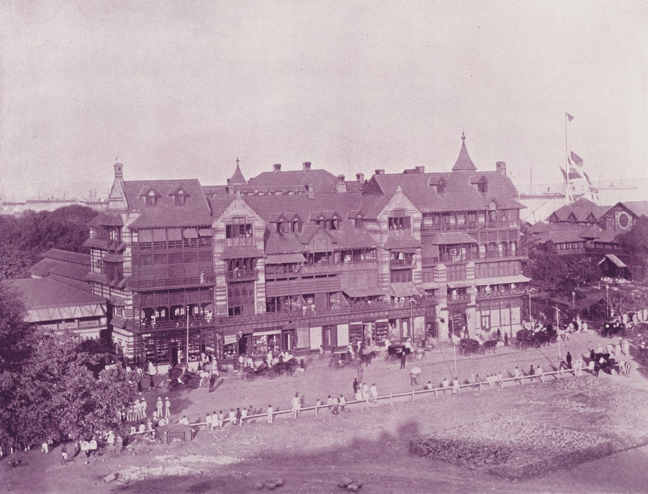 Sirdars Mansions, Bombay by English Photographer