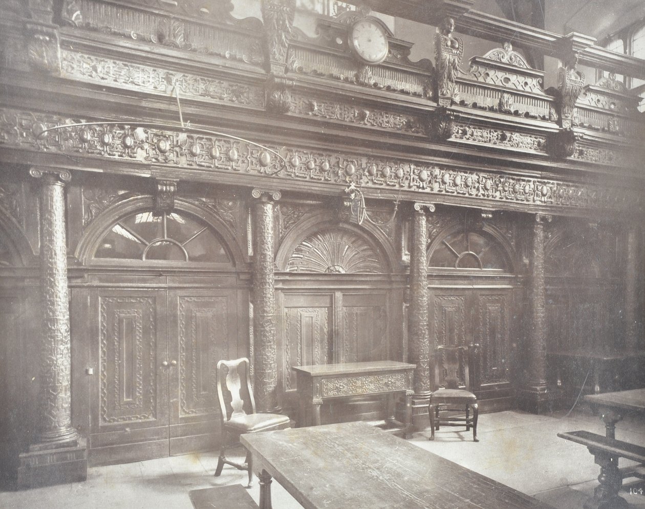 View of Grays Inn Hall, London, 1885 by English Photographer