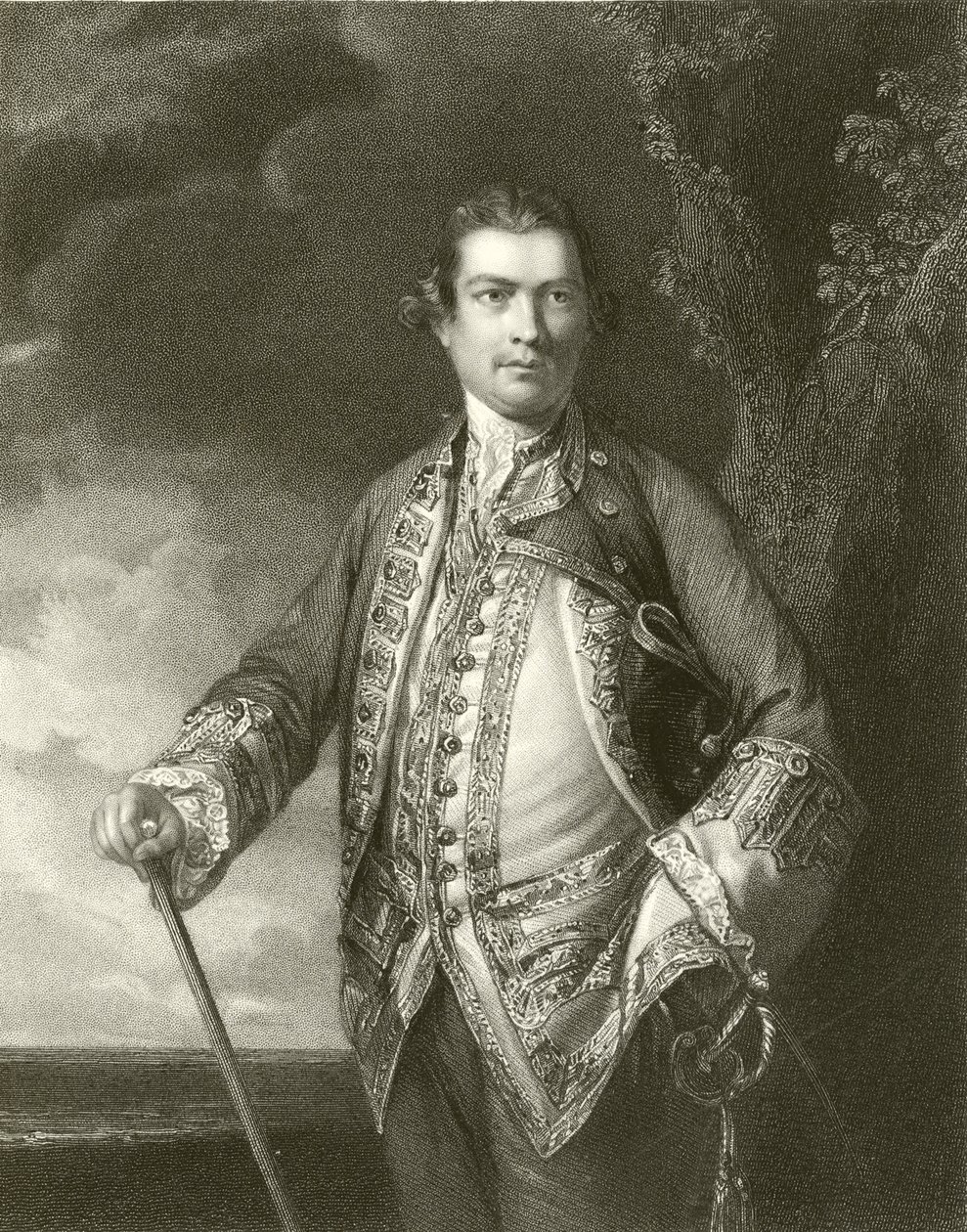 Augustus, Viscount Keppel by English School