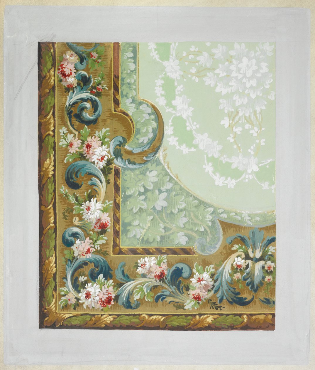 Carpet Design by English School