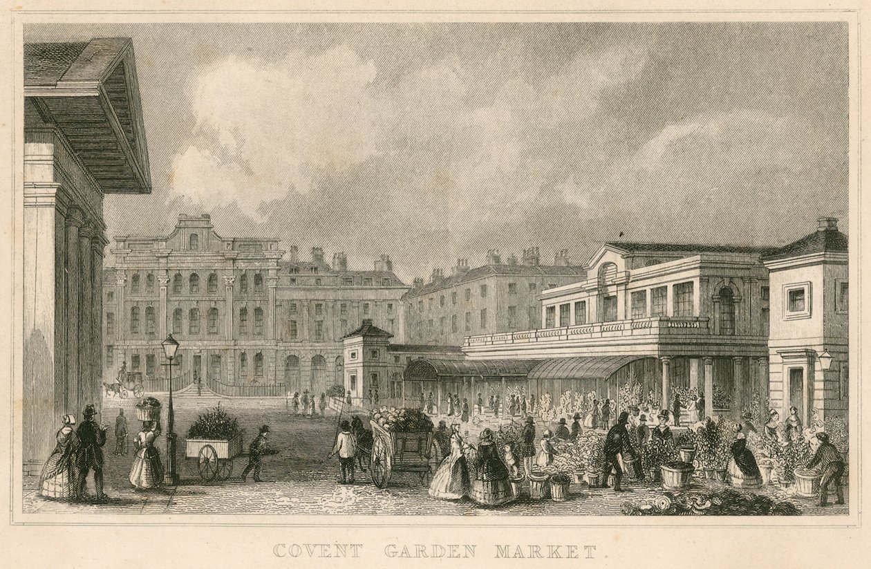 Covent Garden Market, London by English School