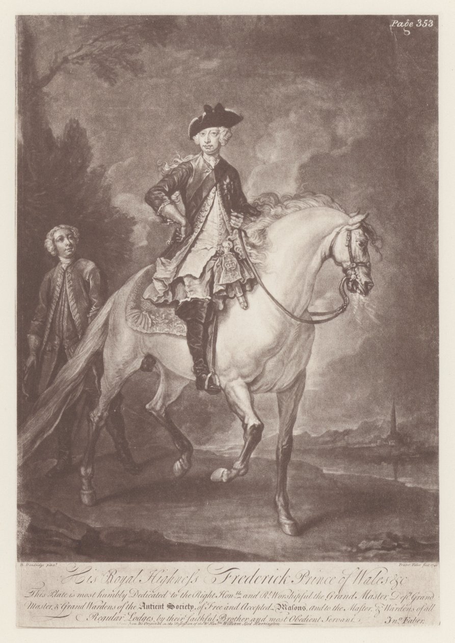 Prince Frederick of Wales by English School