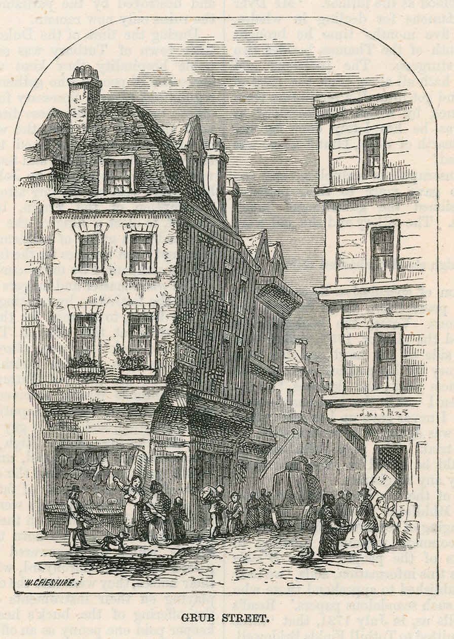 Grub Street, London by English School