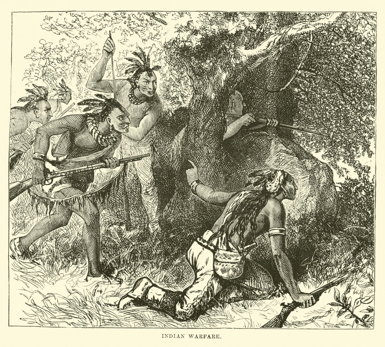 Indian Warfare by English School