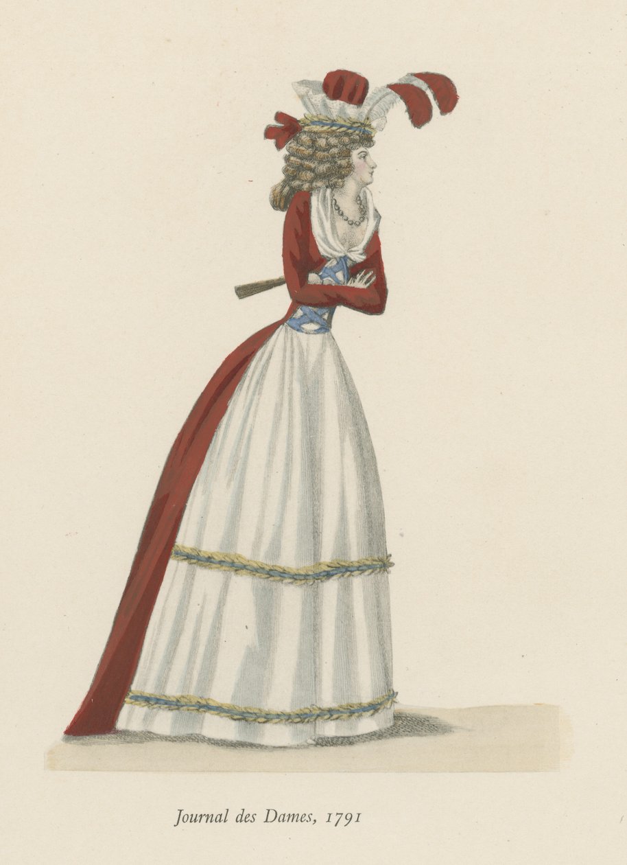 Journal des Dames, 1791 by English School