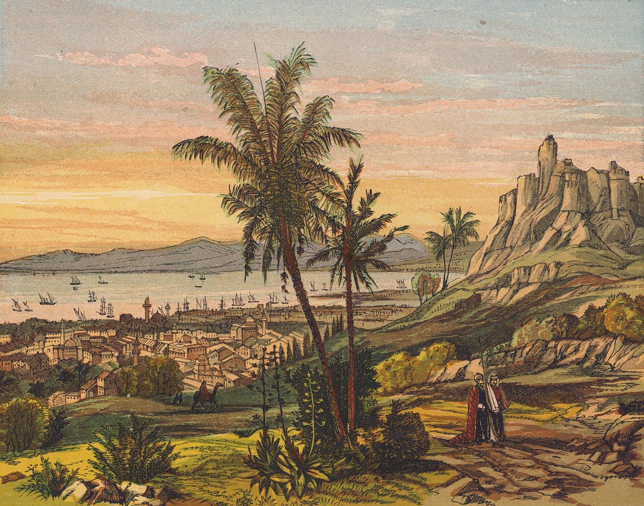 Landscape in the Holy Land by English School