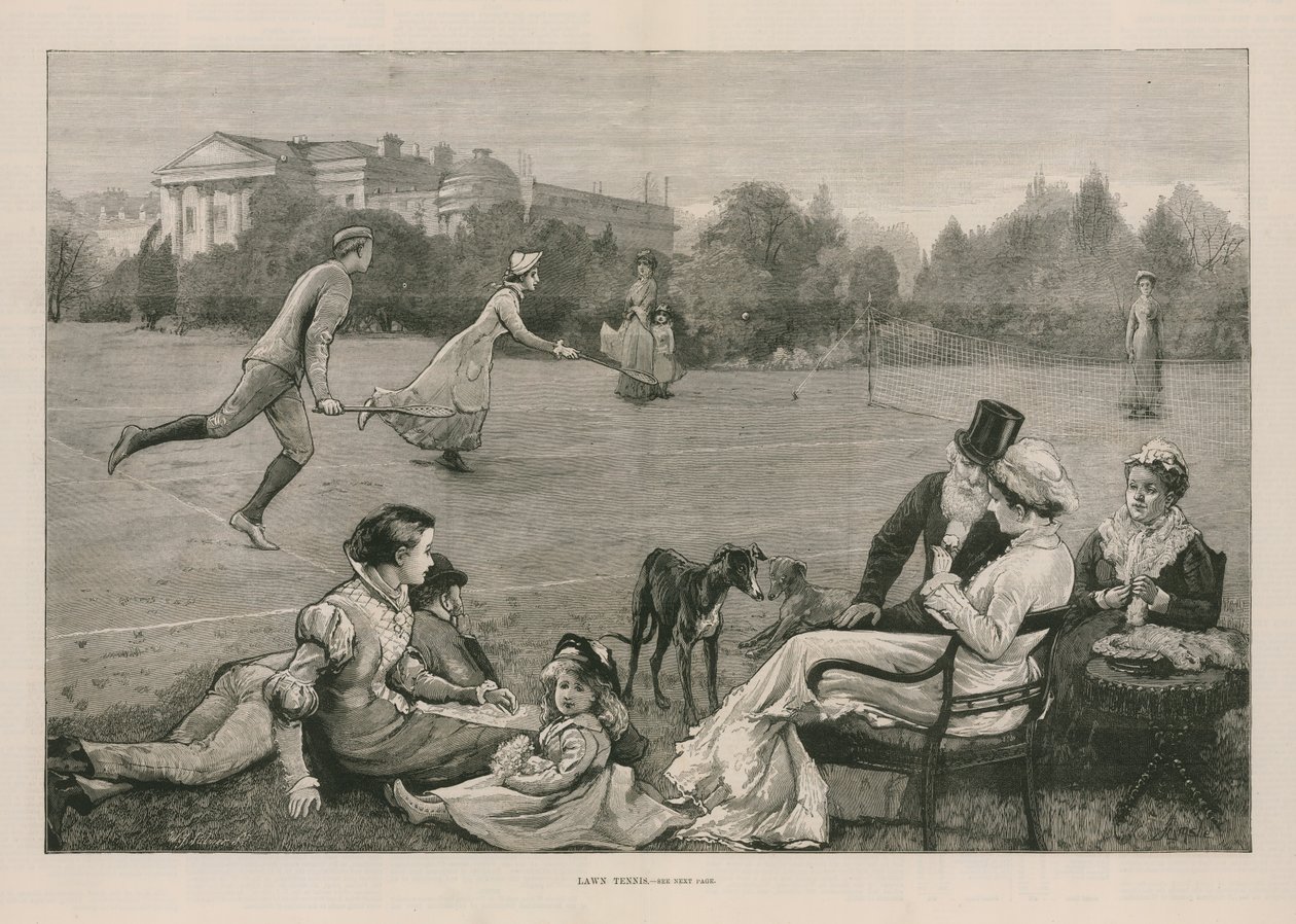 Lawn Tennis by English School