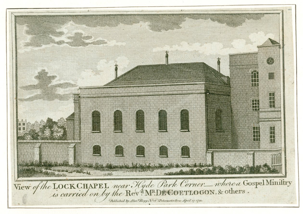 Lock Hospital, Hyde Park Hospital by English School