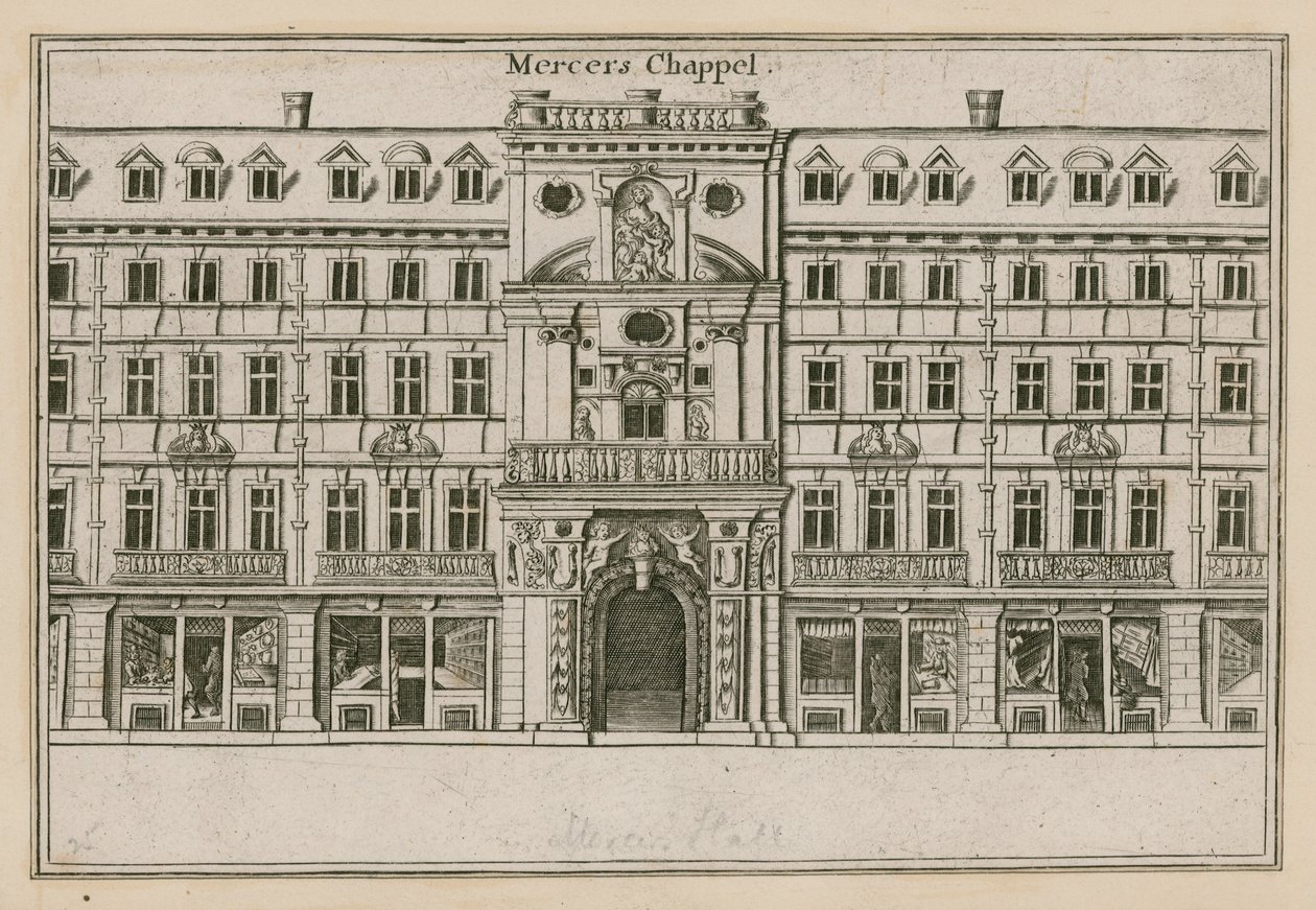 Mercers Chapel, Cheapside, London by English School