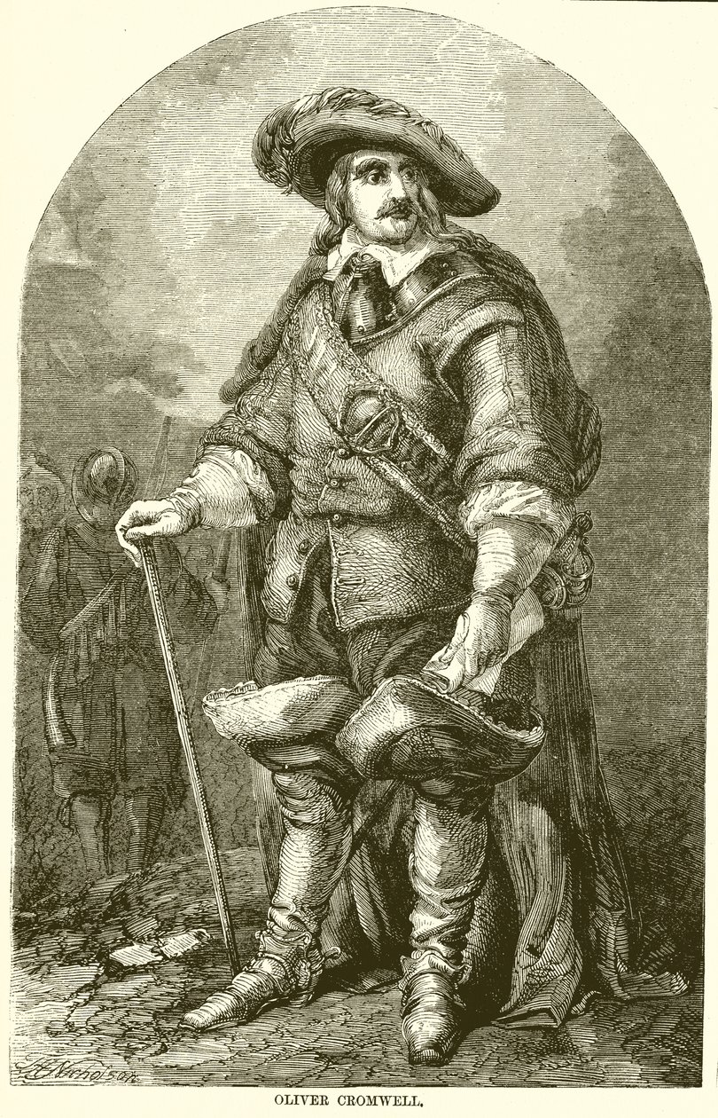 Oliver Cromwell by English School