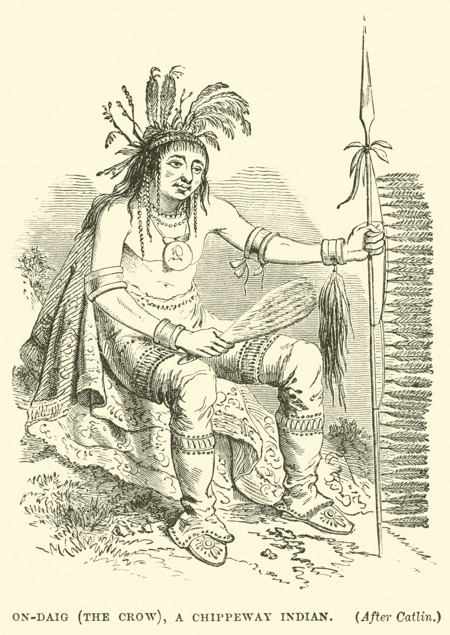 On-Daig (the Crow), a Chippeway Indian by English School