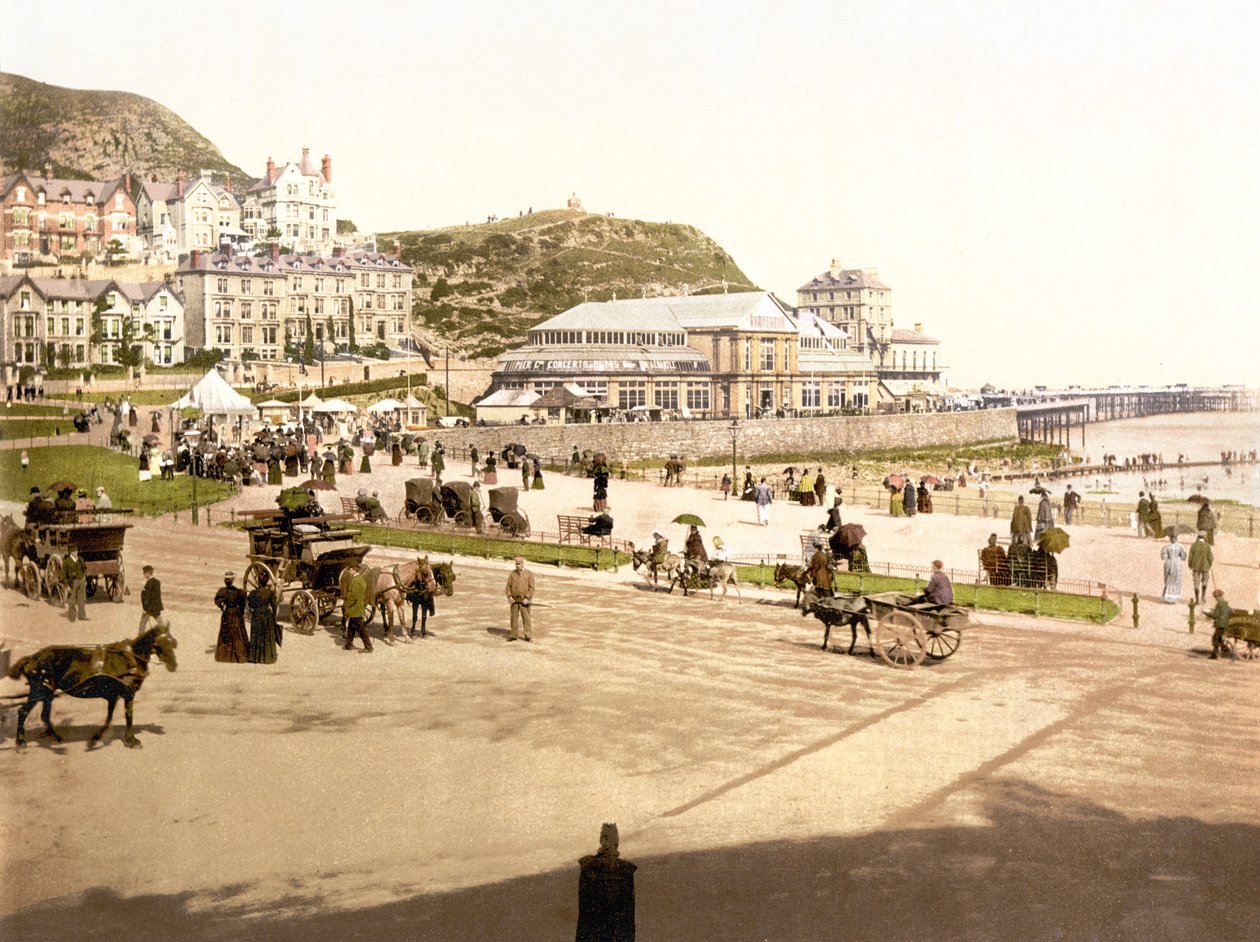 On the beach, Llandudno by English School