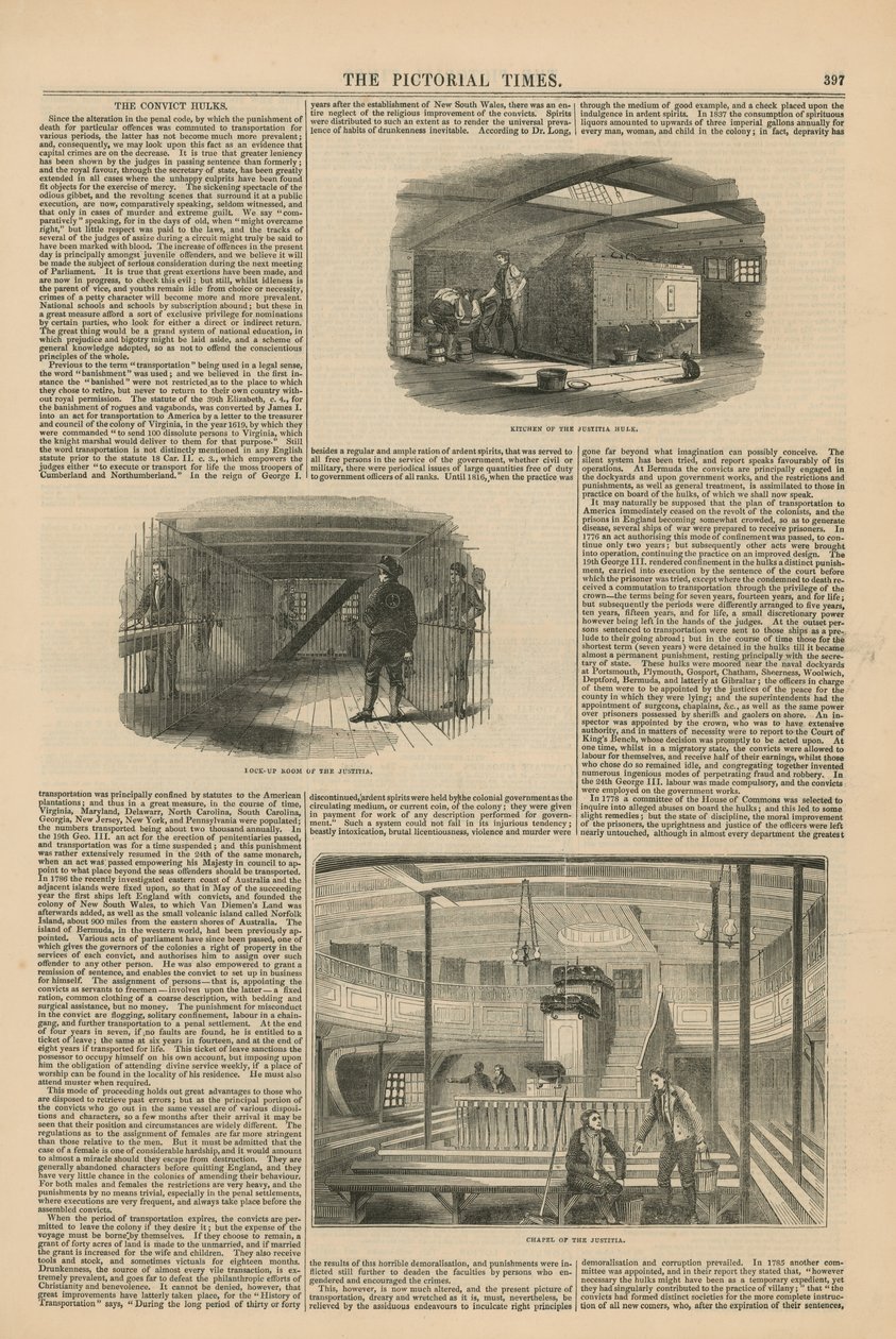 Page from the Pictorial Times by English School