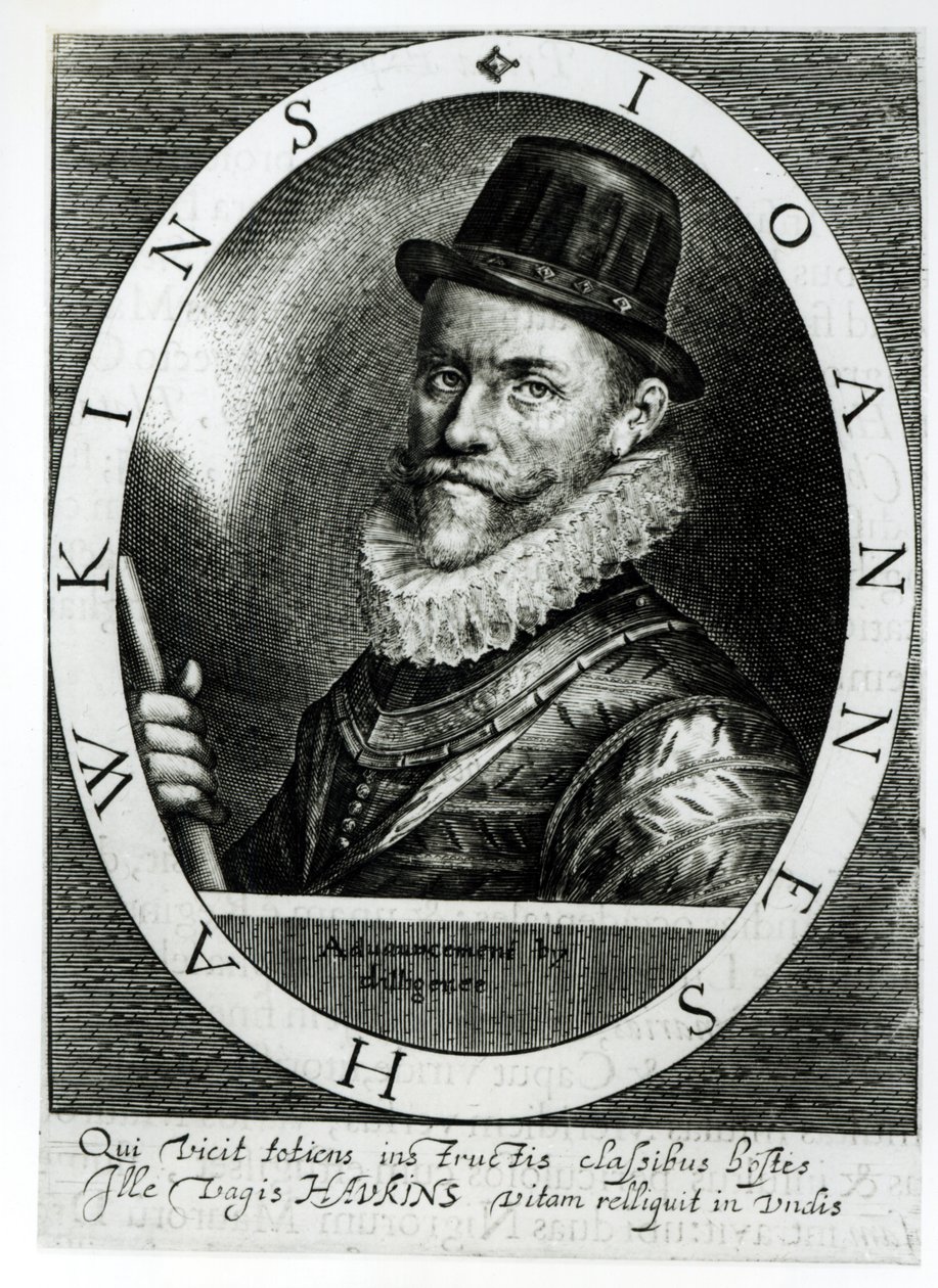 Portrait of John Hawkins (1532-95) by English School