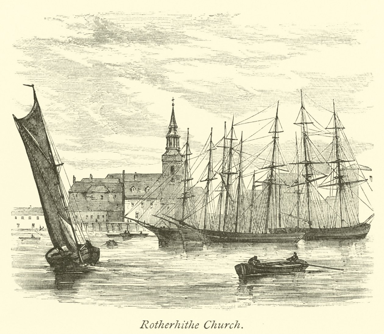 Rotherhithe Church by English School