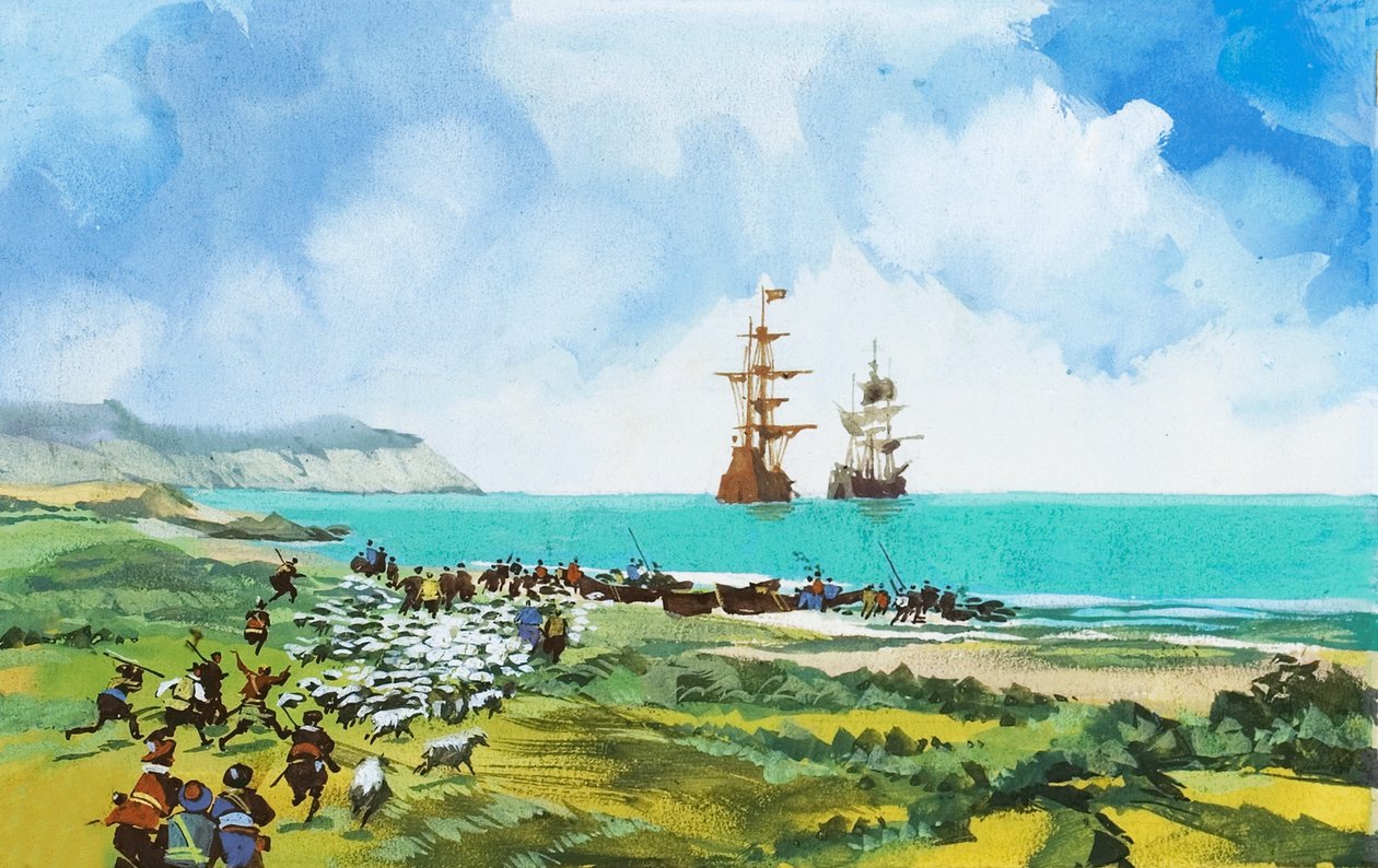 Ships Arriving by English School