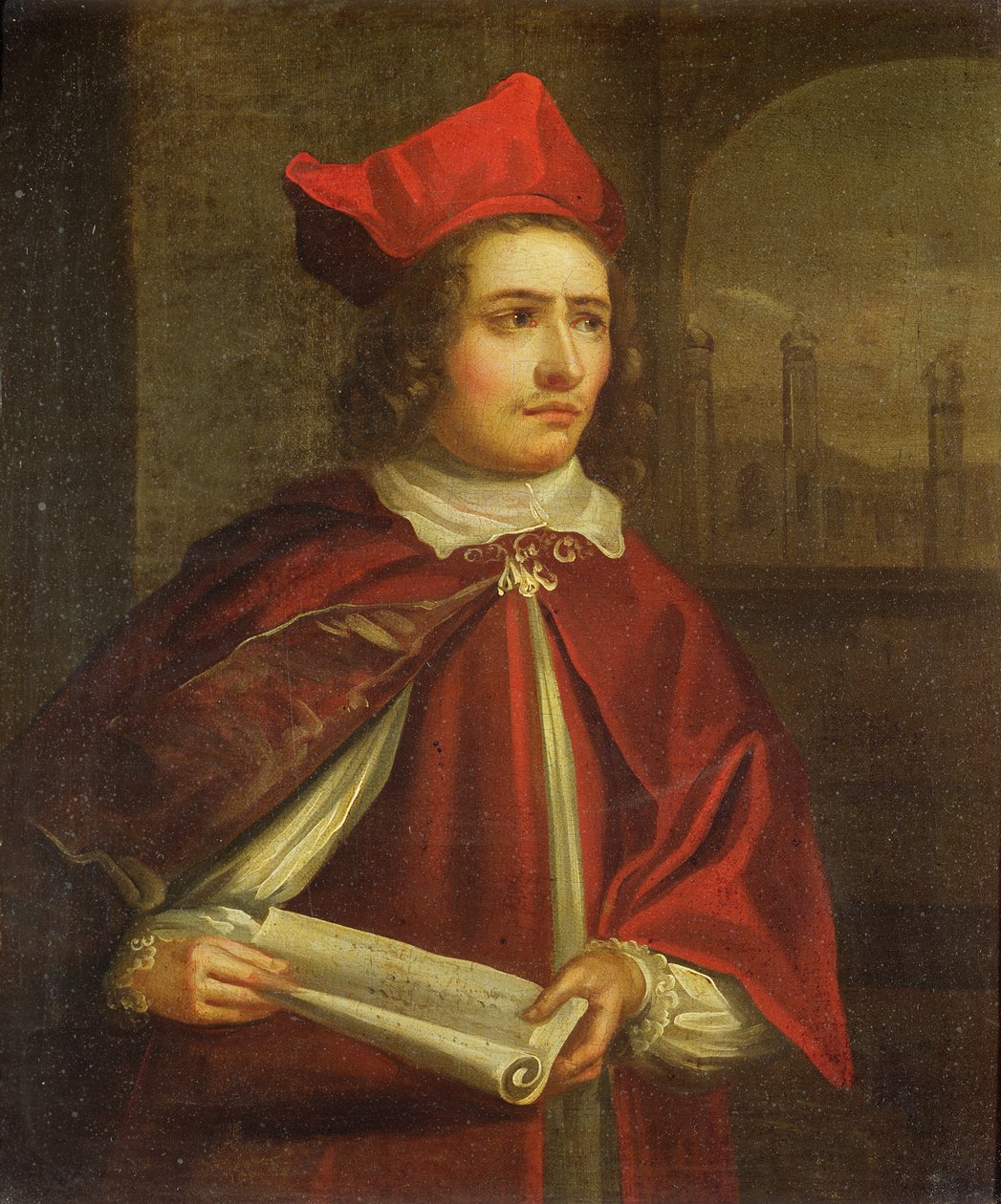 Sir Augustus Harris as Cardinal Wolsey by English School