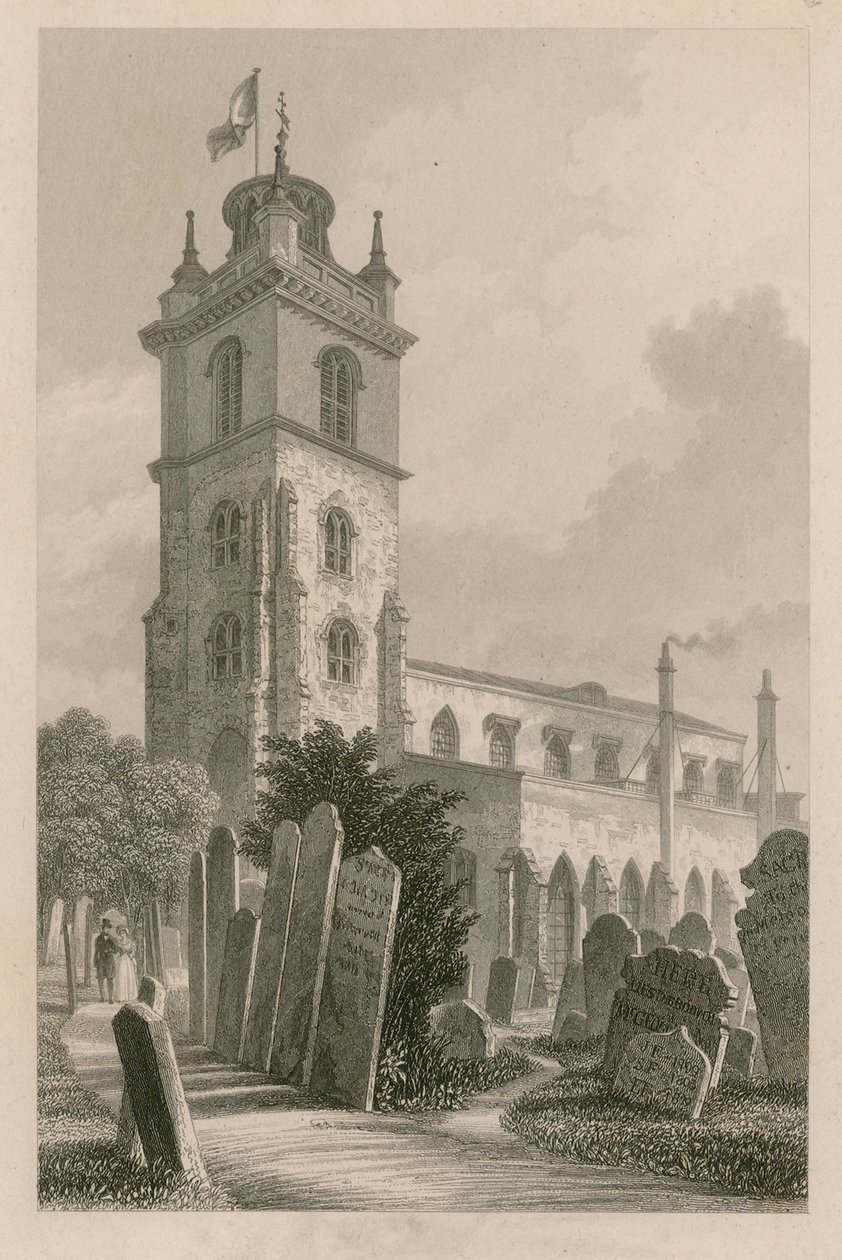 St Giles, Cripplegate, London by English School