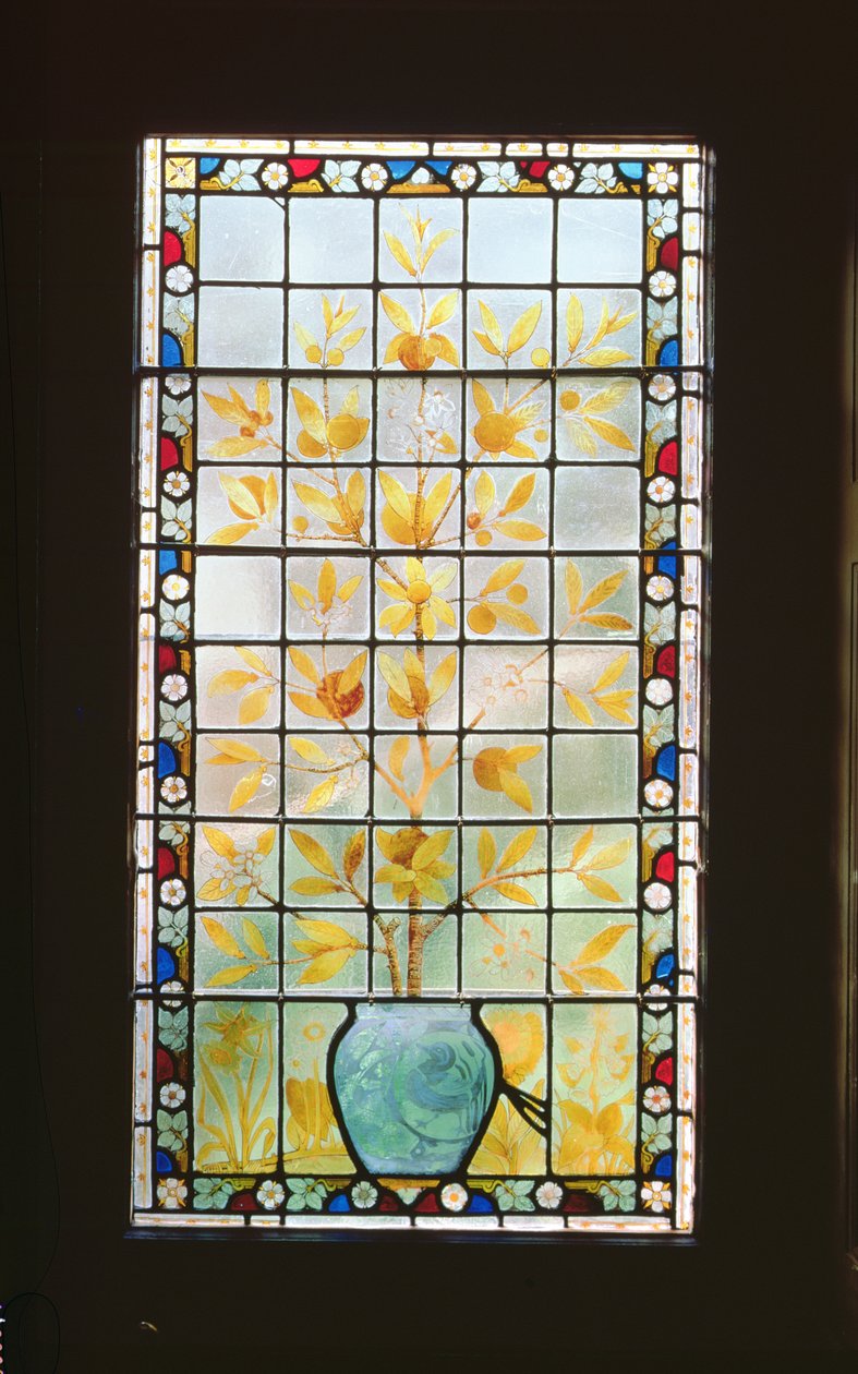 Stained Glass Window by English School