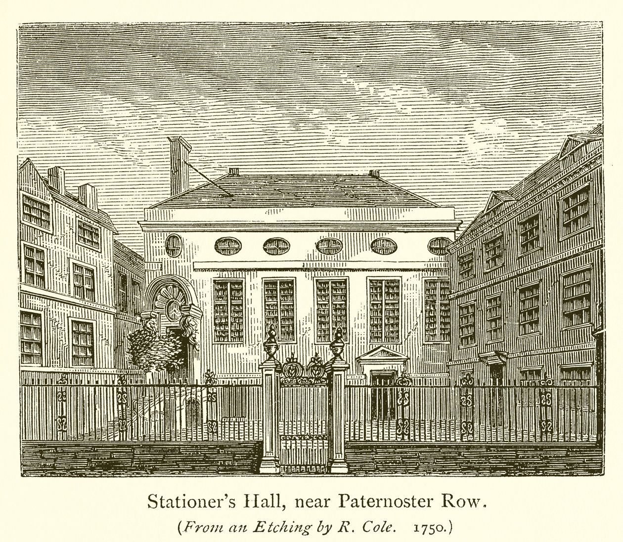 Stationers Hall, near Paternoster Row by English School