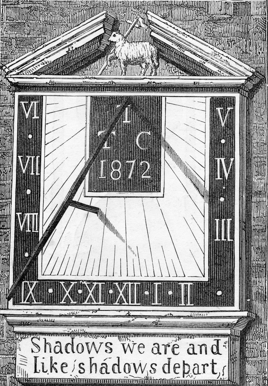 Sun-dial in Middle Temple by English School