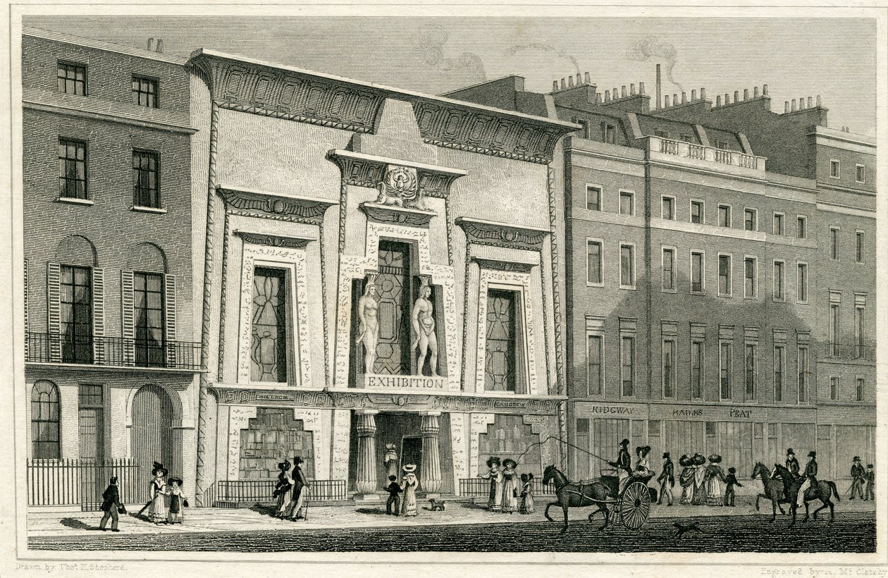 The Egyptian Hall, Piccadilly by English School