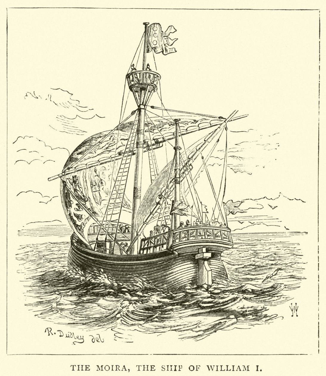 The Moira, the ship of William I by English School