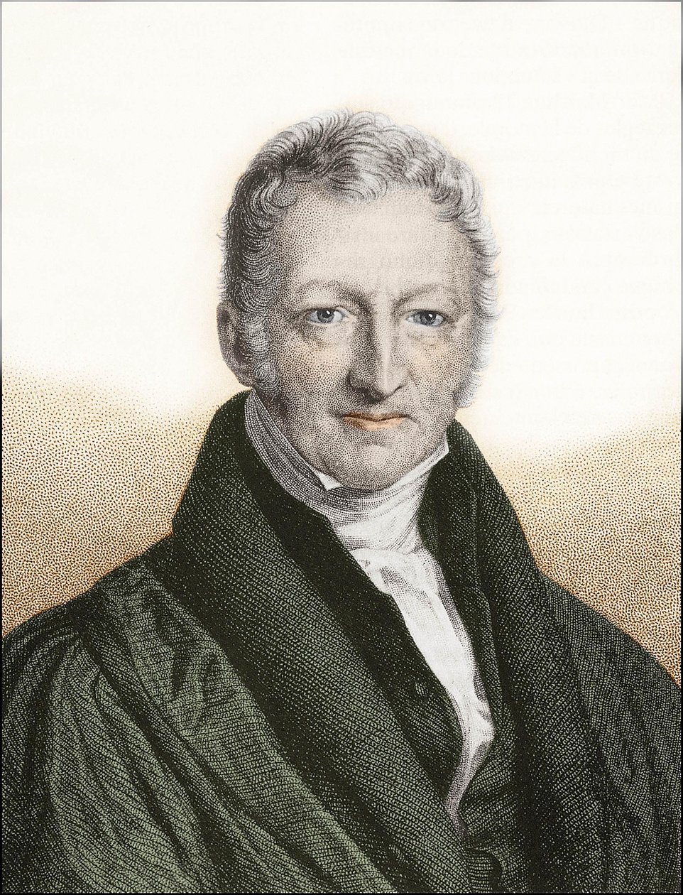 Thomas Robert Malthus (engraving) by English School