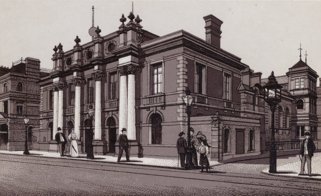 Town Hall, Cardiff by English School