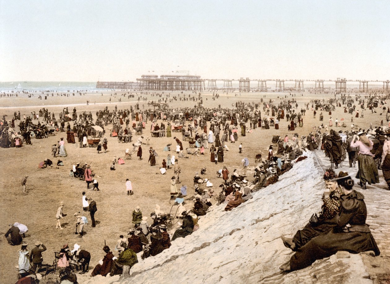 View of Blackpool by English School