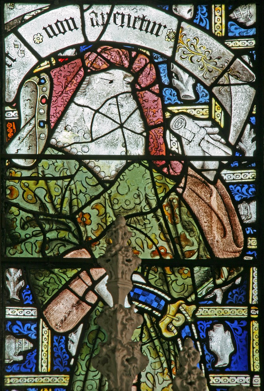 Window depicting Ezekiel by English School