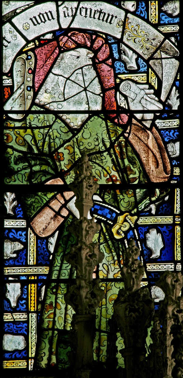 Window depicting Ezekiel by English School