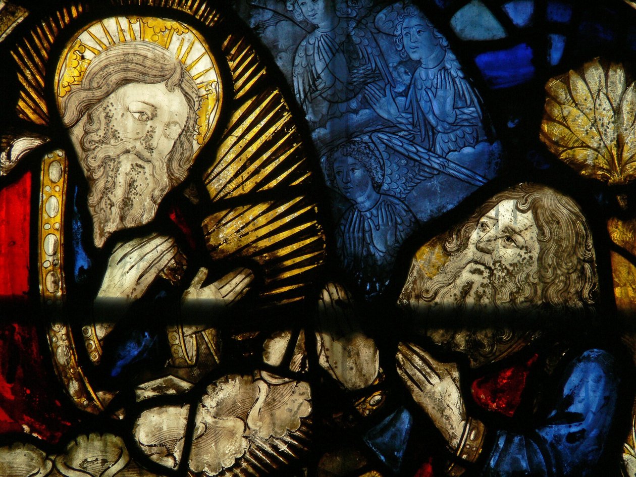 Abraham with God by English School