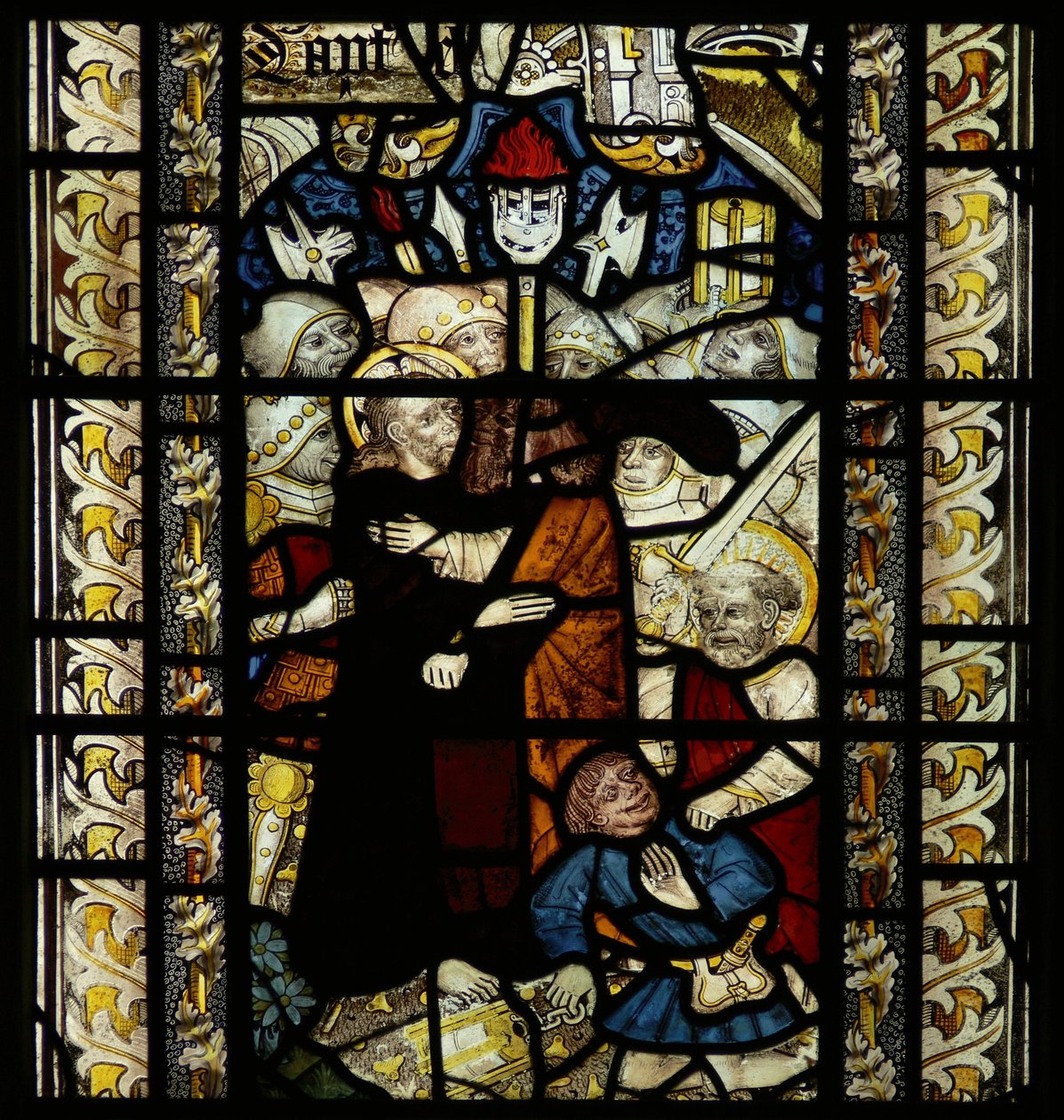 Window depicting Judas