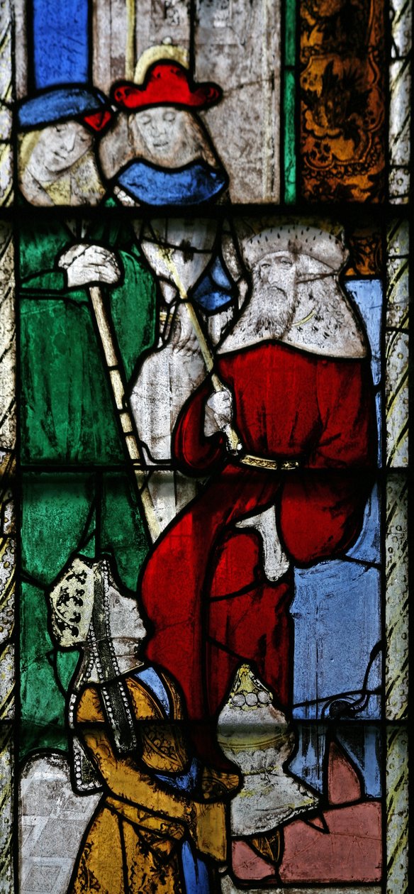 Window n5 depicting Solomon and Sheba by English School