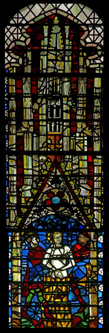 Window w32 depicting St George by English School