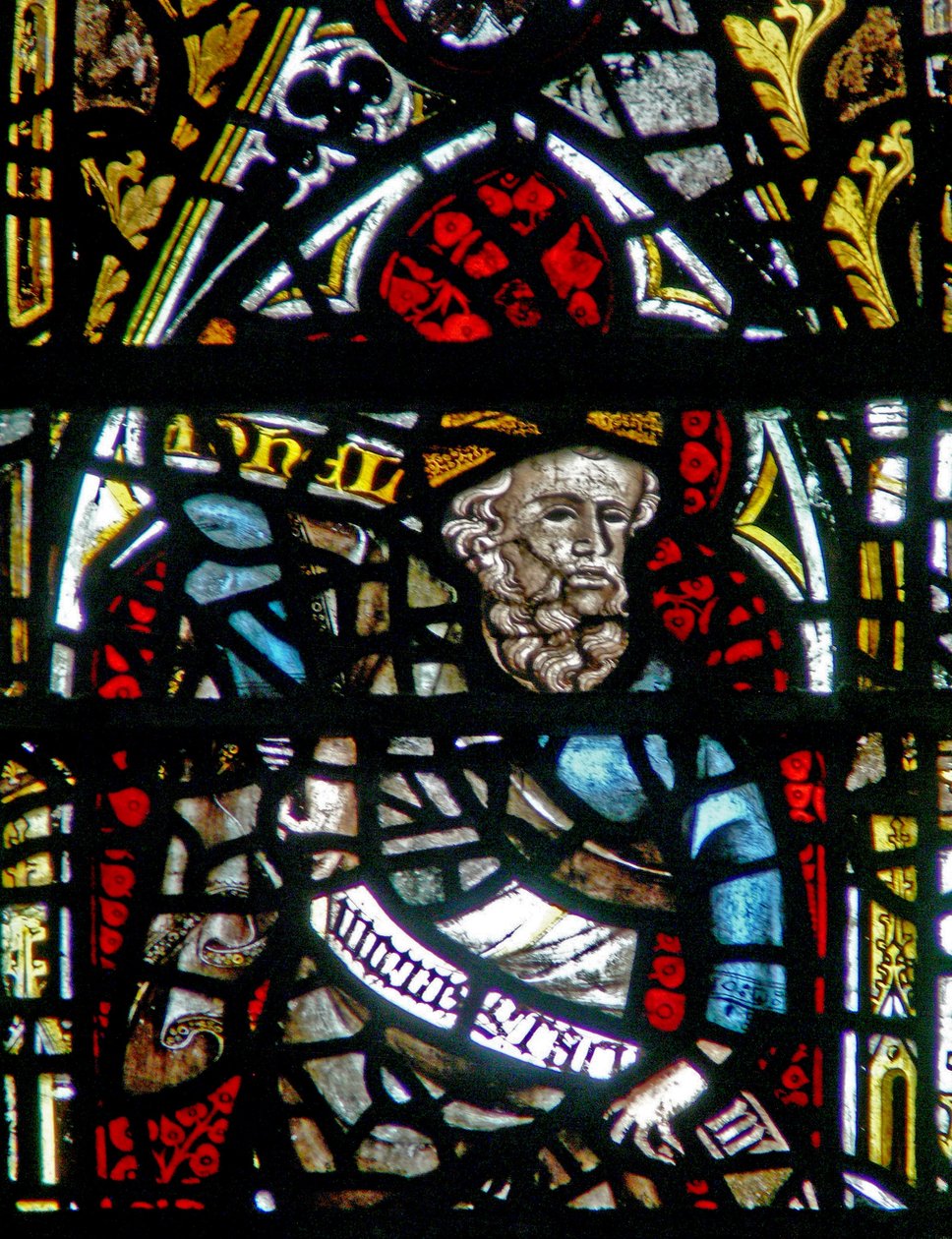 Window depicting the Prophet Joel by English School