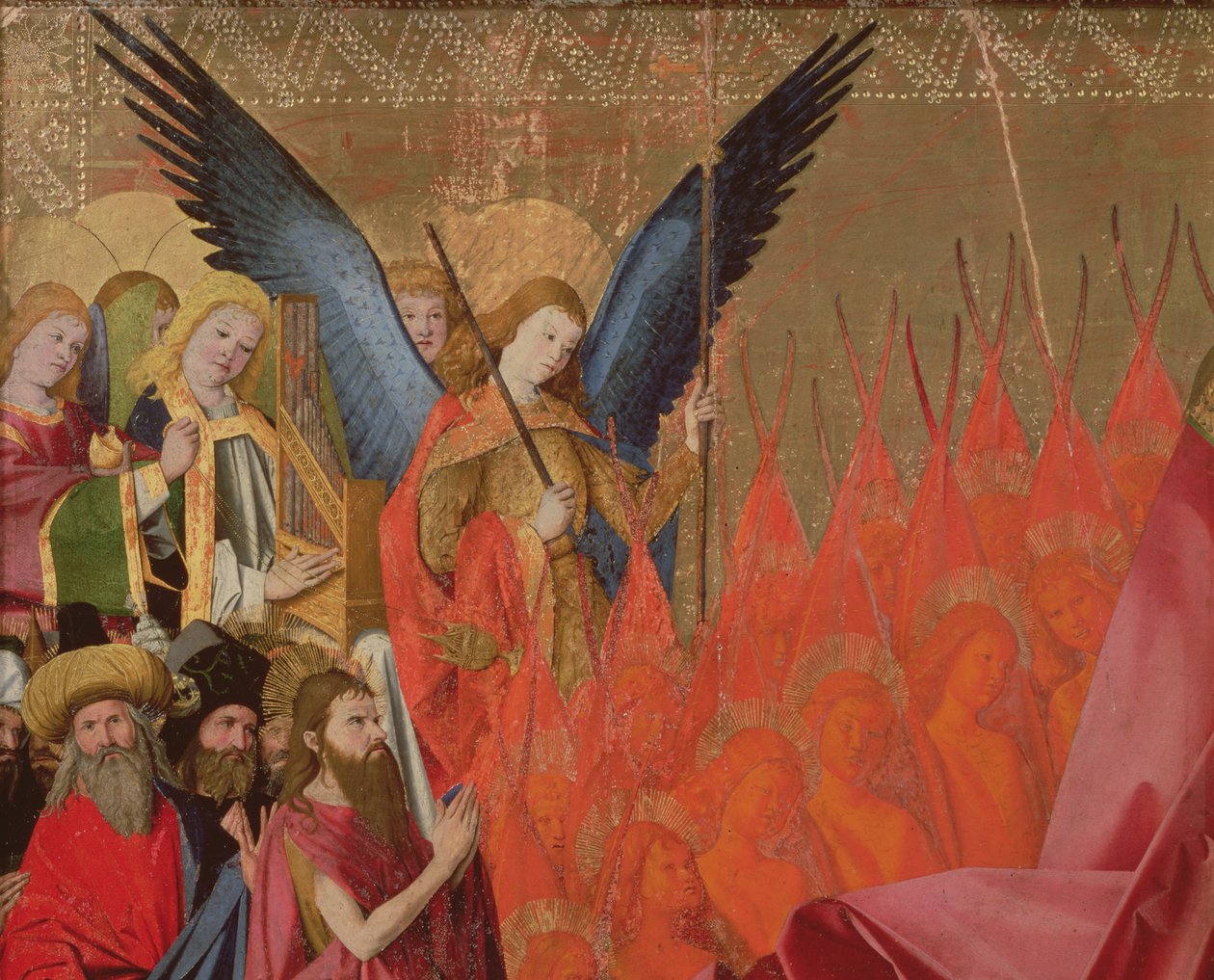 Angels and Elected Officials (detail) by Enguerrand Quarton