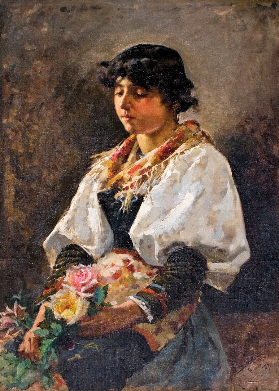 Woman from Ciociaria Region of Italy by Enrique Simonet