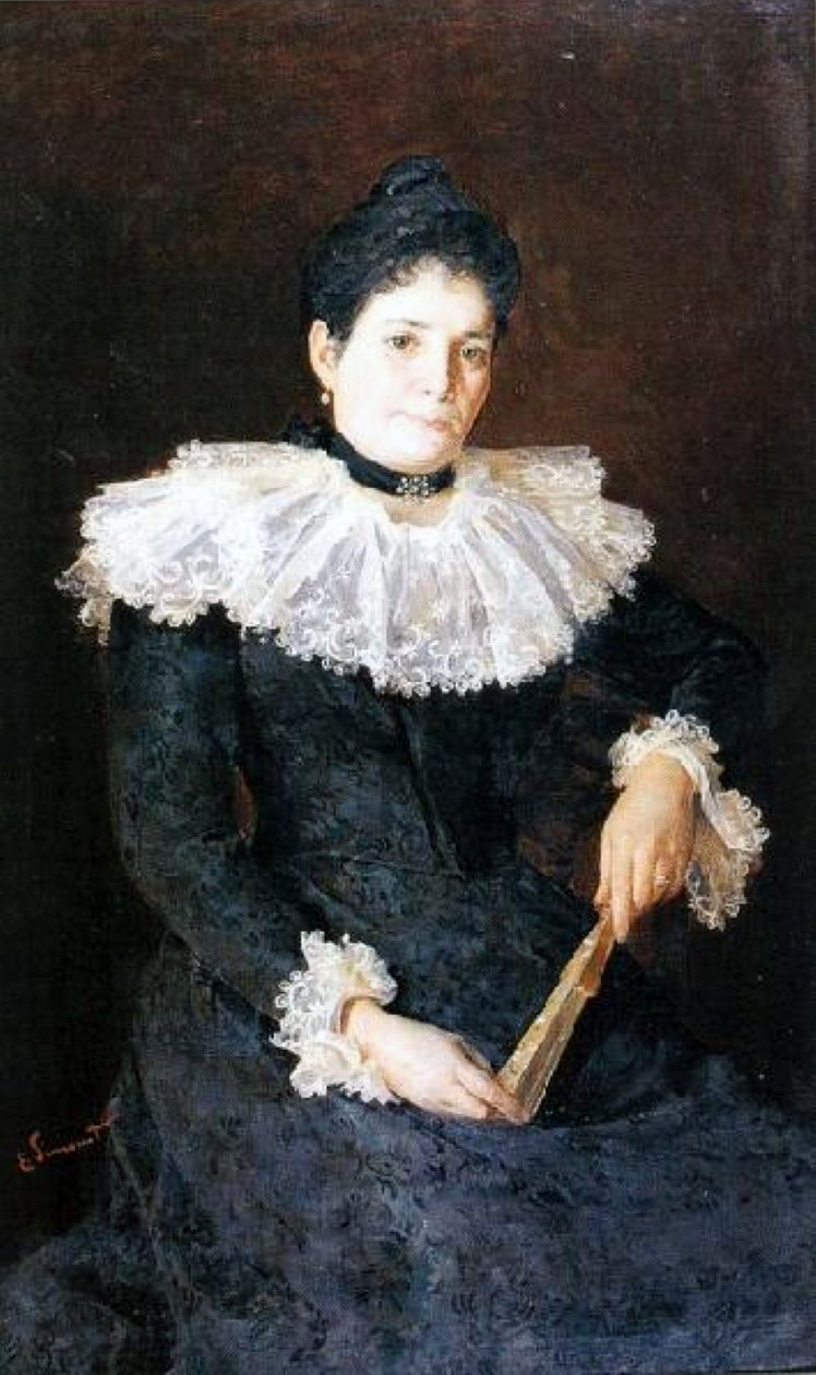 Portrait of a Lady by Enrique Simonet