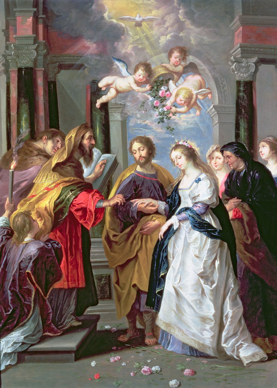 The Marriage of the Virgin by Erasmus Quellinus II