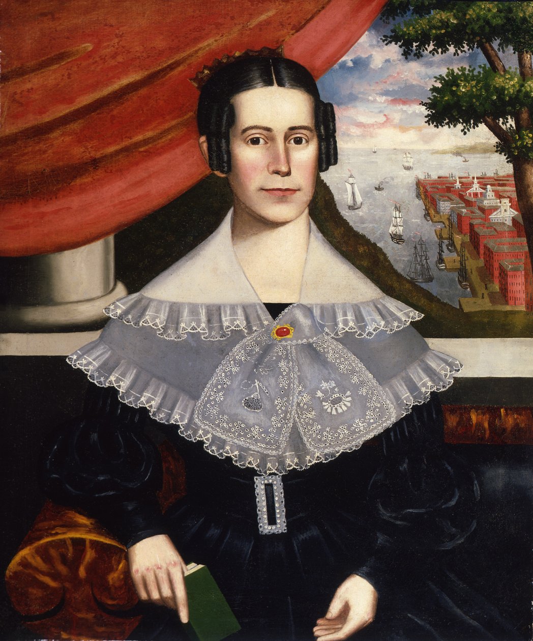 Louisa Galland Cook Moore by Erastus Salisbury Field