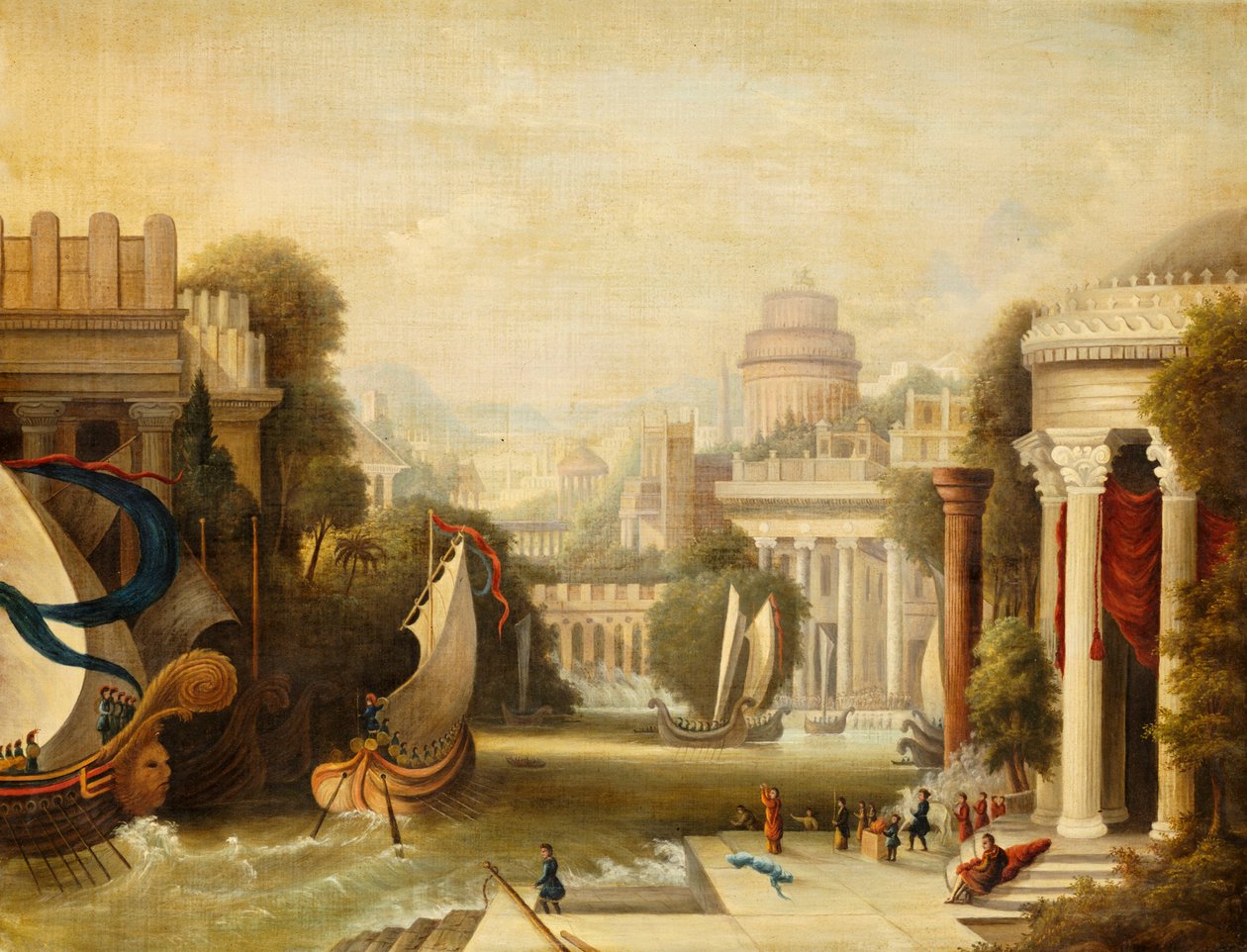 Embarkation of Ulysses by Erastus Salisbury Field