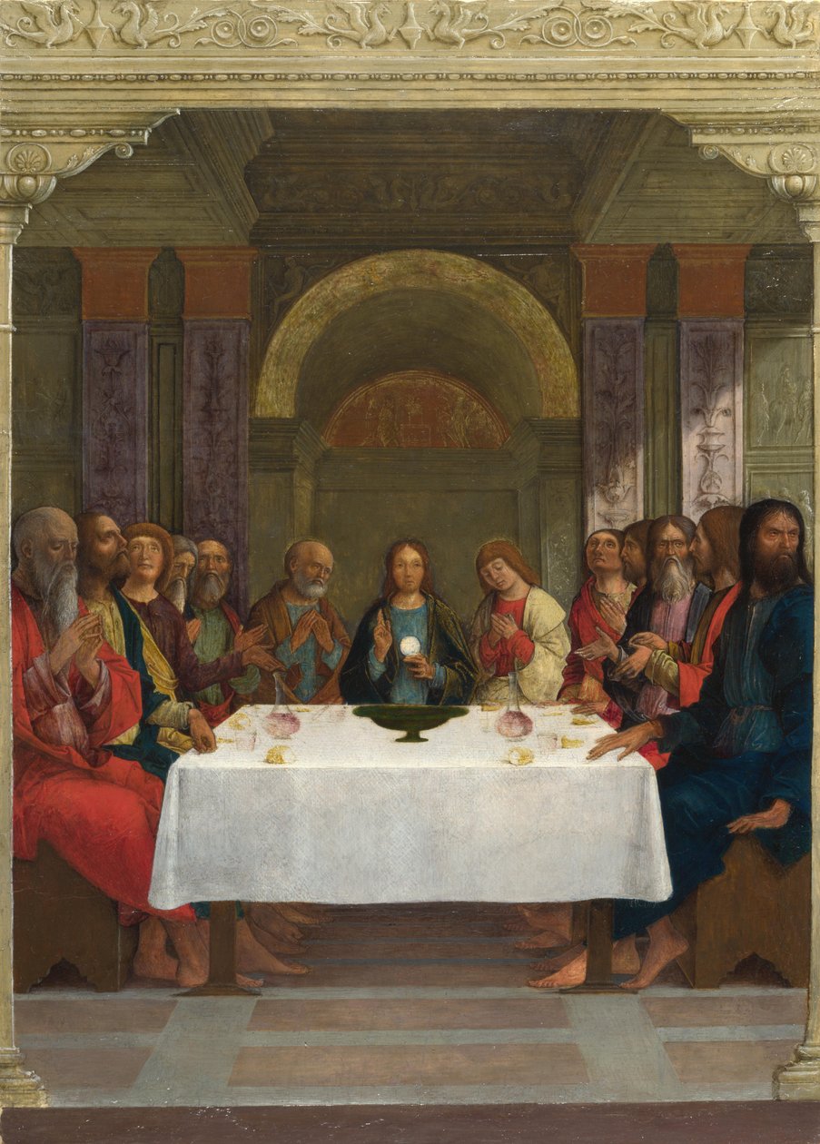 The Institution of the Eucharist by Ercole de Roberti