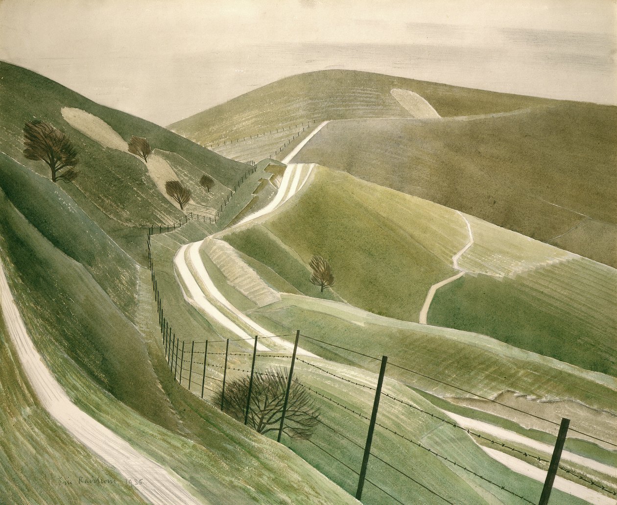 Chalk Paths by Eric Ravilious