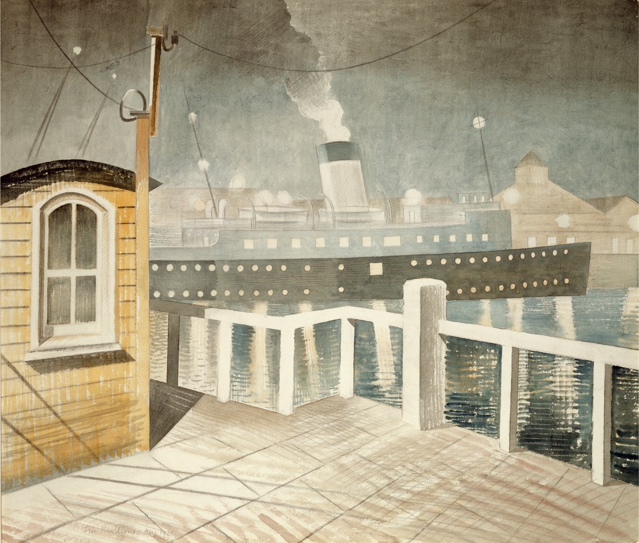 Channel Steamer by Eric Ravilious